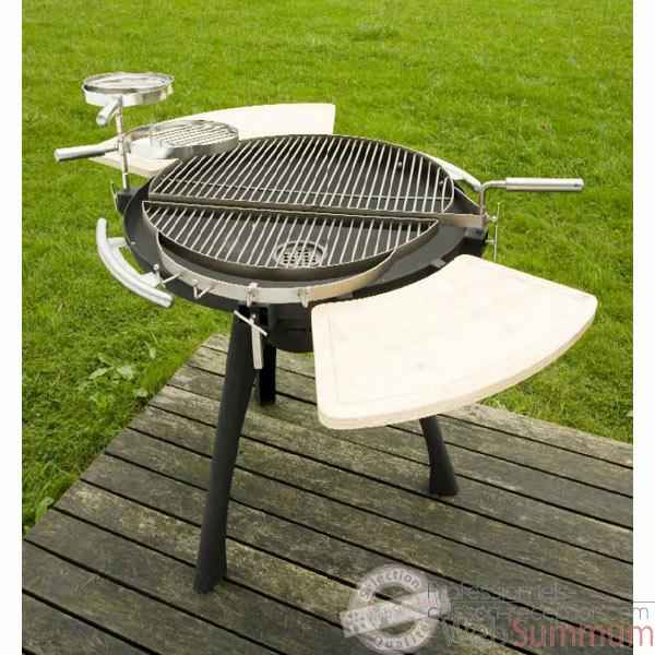 Barbecue Space 800 charbon ou bois Grilltech - BBQ00021