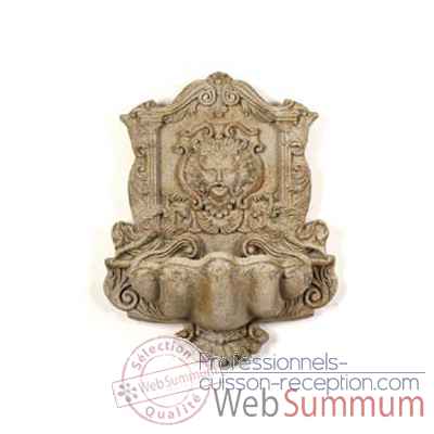 Fontaine-Modèle Wind God Wall Fountain, surface granite-bs2197gry
