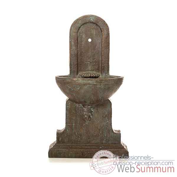 Fontaine-Modèle Helene Fountain, surface granite avec bronze-bs3386gry/vb