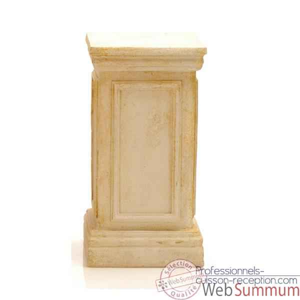 Colonne et Piedestal York Podest, marbre vieilli combines or -bs1001wwg