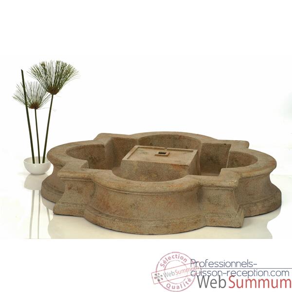 Fontaine Madrid Fountain Basin, granite -bs3160gry