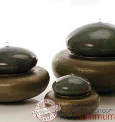 Video Fontaine Heian Fountain medium, bronze et vert-de-gris -bs3365vb