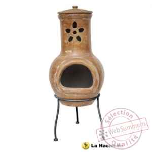 Cancun cheminee en argile exterieure La Hacienda -67039