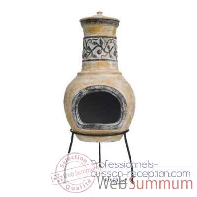 Soledad cheminee en argile exterieure La Hacienda -67035