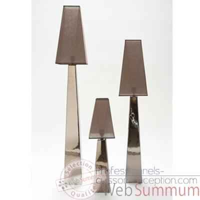 Lampe Saba grand modele Design FdC - 6182argent