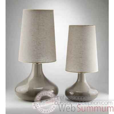 Lampe Stone grand modele Design FdC - 6180argent
