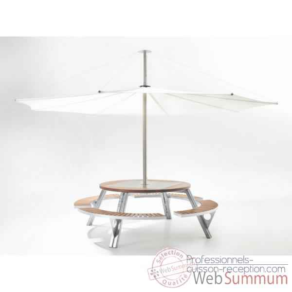 Table et parasol Extremis Gargantua, InUmbra -GI_IUW40